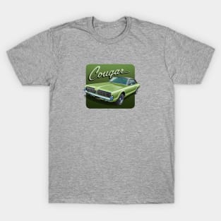 1967 Mercury Cougar in lime frost T-Shirt